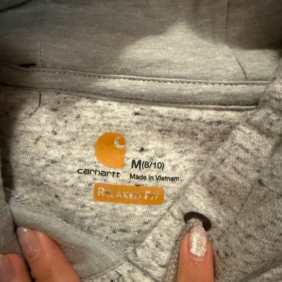 Carhartt Heather Gray Relaxed Hoodie - Picture 2 of 6